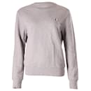 Ami Paris Crewneck Sweatshirt in Gray Cotton - Autre Marque