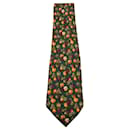 Fruits Print Silk Tie - Valentino