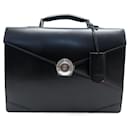 NEW ST DUPONT LINE D BRIEFCASE IN BLACK LEATHER NEW LEATHER BRIEFCASE - St Dupont