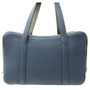 NEW MOYNAT LIMOUSINE HANDBAG IN BLUE TAURILLON GEX LEATHER NEW HAND BAG - Autre Marque