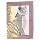 HERMES FELIN TOWEL 90 x 65 CM IN TAUPE COTTON BATH TOWEL - Hermès