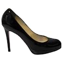 Christian Louboutin New Simple Pumps in Black Patent Leather