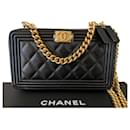 Boy Phone Holder Gold Chain Wallet on Chain - Chanel