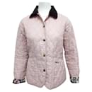Barbour pale pink Elysia quilted jacket