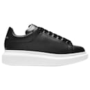 Oversized Sneakers - Alexander Mcqueen - Black - Leather