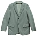 Marni Blazer Anzug und Hose aus grauer Baumwolle