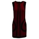 Dolce & Gabbana Trimmed Dress in Red Viscose