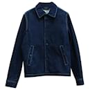Ami Paris Denim Work Jacket in Blue Cotton - Autre Marque