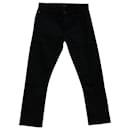 Jeans Tom Ford Slim-Fit Selvedge em algodão preto