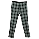 Gucci Plaid Print Pants in Multicolor Mohair