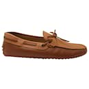 Tod's Gommino Loafers in Tan Full Grain Leather