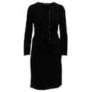 Prada Boucle Skirt Suit in Black Viscose