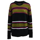 Acne Studios Nima Striped Knit Sweater in Multicolor Wool - Autre Marque