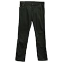 Gucci Straight-Leg Jeans in Green Cotton
