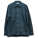 Mr. P Work Jacket in Blue Cotton - Autre Marque