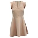 Sandro Paris Dress with Eyelets in Pink Polyester