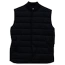 Officine Generale Padded Gilet in Navy Blue Wool - Autre Marque