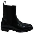 A.P.C Charlie Chelsea Boots in Black Calfskin Leather - Autre Marque