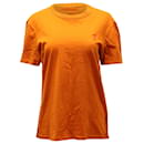 Ami Paris Ami de Coeur T-shirt in Orange Cotton - Autre Marque
