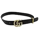 Gucci Belt with Torchon lined G Buckle in Black Leather