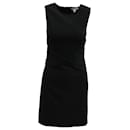 Diane Von Furstenberg Evita Sleeveless Shift Dress in Black Viscose