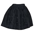 Black Embossed Skirt - Kate Spade