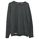 a.P.C Dotted Roundneck Jumper in Grey Cotton - Apc