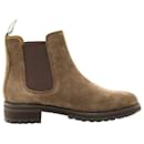 Polo Ralph Lauren Bryson Chelsea Ankle Boots in Brown Suede