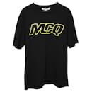MCQ Logo Tee in Black Cotton - Mcq