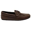 Tod's Gommino Driving Loafers in Brown Leather