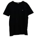 Dior Homme T-Shirt with Bee Embroidery in Black Cotton