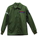 Opening Ceremony Symphony Patch Coach Jacket in Green Cotton