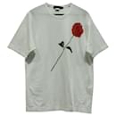 Undercover x Joyce Rose Print T-shirt in White Cotton