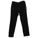 Prada Zipped Pocket Trousers in Black Wool