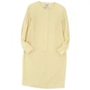 *Vintage Hermes HERMES One Piece No Color Women's Long Sleeve Long Sleeve Old Clothes Yellow Size 40 (M Equivalent) - Hermès