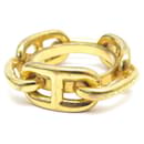 HERMES REGATE ANCHOR CHAIN SCARF RING H601004S GOLD SCARF RING - Hermès