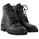 Dolomite Tread Boots in Black Leather - Autre Marque