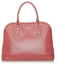 Prada Pink Saffiano Handbag