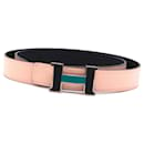 Hermes 24mm Pink Black Constance H Reversible Belt Size 80 - Hermès