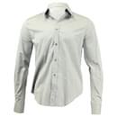 Alexander McQueen Buttondown Shirt in Grey Cotton - Alexander Mcqueen