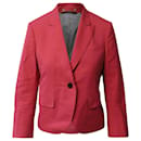 Gucci Single Breasted Blazer in Pink Cotton 