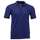 Prada Pique Polo Shirt in Blue Cotton