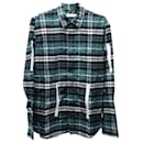 Craig Green Tape Appliqué Plaid Button Front Shirt in Multicolor Cotton  - Autre Marque