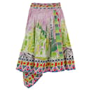 Multicolored Printed Knee-length Skirt - Prada