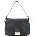 Sac à bandoulière en filet noir Mama Baguette Forever - Fendi