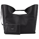 The Bow Large Bag in Black Leather - Alexander Mcqueen