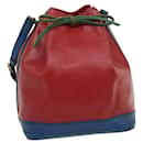 LOUIS VUITTON Epi Tricolor Noe Shoulder Bag Red Blue Green M44084 LV Auth rh130 - Louis Vuitton