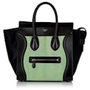 Celine Green Mini Luggage Bicolor Pony Hair Tote Bag - Céline