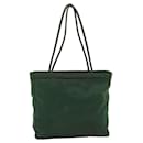PRADA Shoulder Bag Nylon Green Auth jk1374 - Prada
