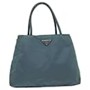 PRADA Hand Bag Nylon Blue Auth yk4230 - Prada